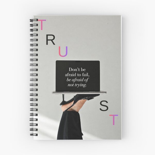 Item preview, Don't be afraid to fail, be afraid of not trying. designed and sold by Valiabeth.