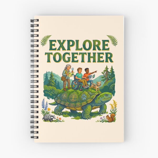 Item preview, Children Riding Giant Turtle Forest Adventure designed and sold by TeeARTHY.