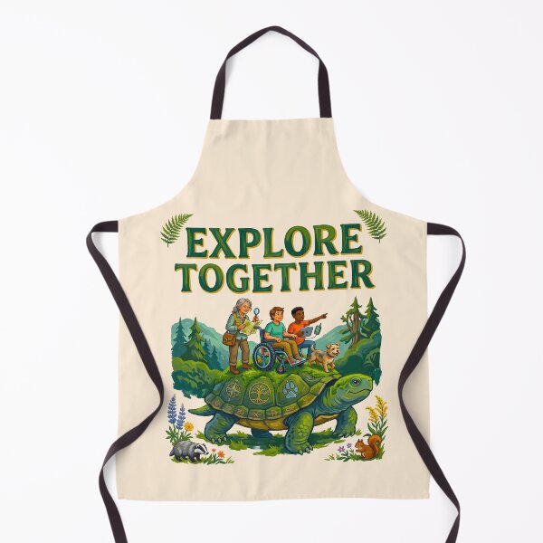 Item preview, Children Riding Giant Turtle Forest Adventure designed and sold by TeeARTHY.