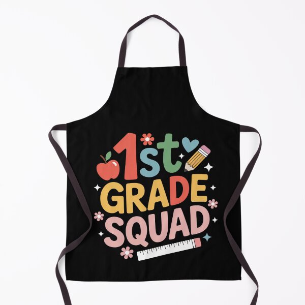Item preview, 1st First Grade Squad Back to School Teachers Students designed and sold by BlassmausArt.