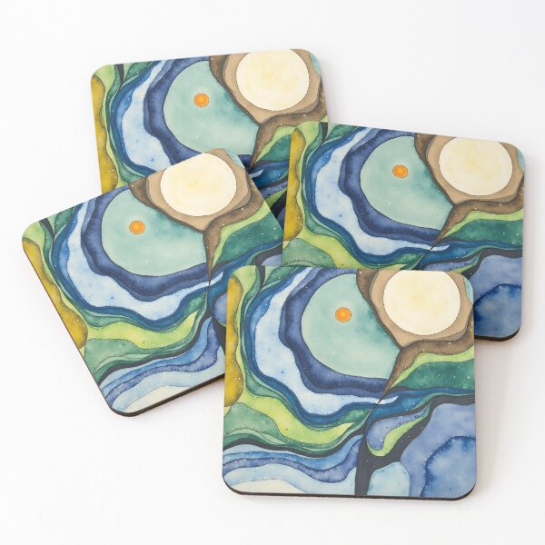 Item preview, Fluid Topographical Moonscape Abstract designed and sold by CAutumnTrapp.