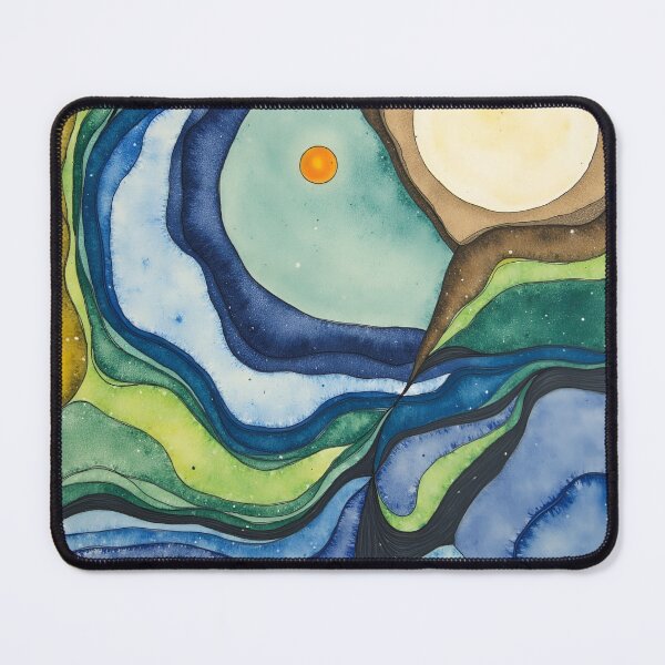 Item preview, Fluid Topographical Moonscape Abstract designed and sold by CAutumnTrapp.