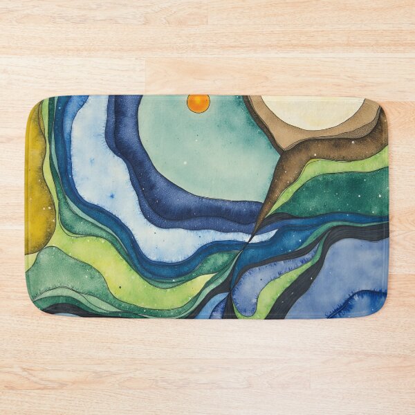 Item preview, Fluid Topographical Moonscape Abstract designed and sold by CAutumnTrapp.