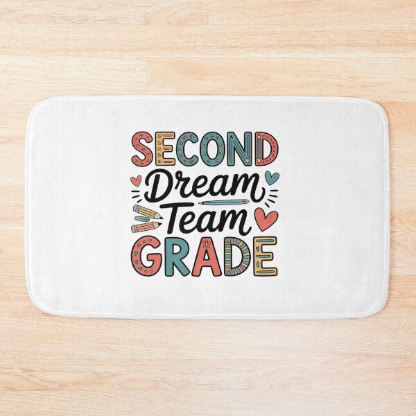 Item preview, 2nd Grade Dream Team Retro Back to School Teacher Student designed and sold by BlassmausArt.