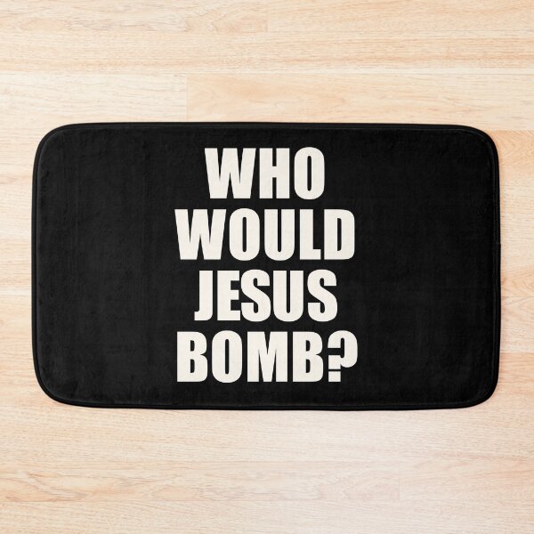 Item preview, Who Would Jesus Bomb? Square designed and sold by Lone Frog.