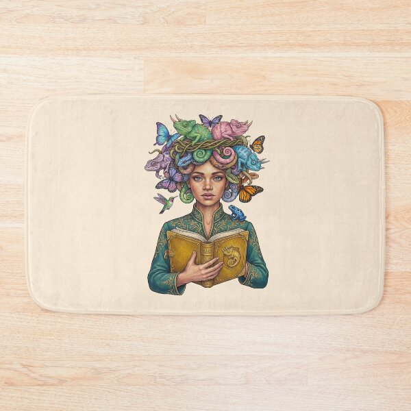 Item preview, Nature Goddess Reading Book Butterfly Crown designed and sold by TeeARTHY.