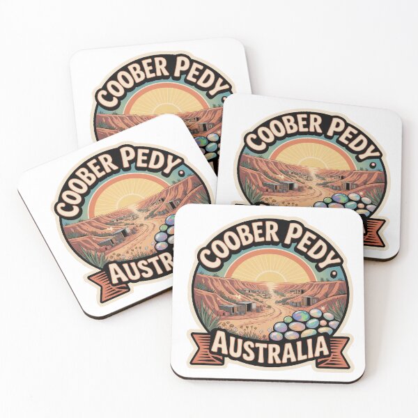 Item preview, Coober Pedy Australia Vintage Travel Sticker designed and sold by Random Designs.
