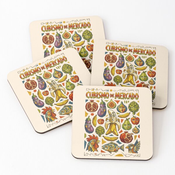 Item preview, Cubismo De Mercado Fruit Vegetable Still Life designed and sold by TeeARTHY.