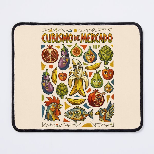 Item preview, Cubismo De Mercado Fruit Vegetable Still Life designed and sold by TeeARTHY.