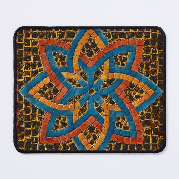 Item preview,  Floral Geometric Celestial Mosaic Interlace - W18 designed and sold by Anas Arts.