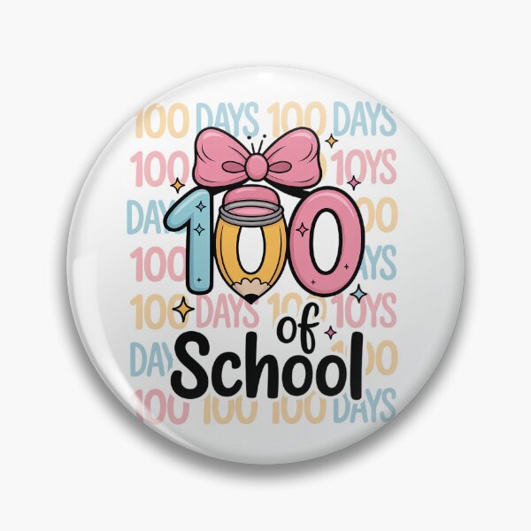 Item preview, 100 Days of School Girls Coquette Bow 100th Day of School designed and sold by BlassmausArt.