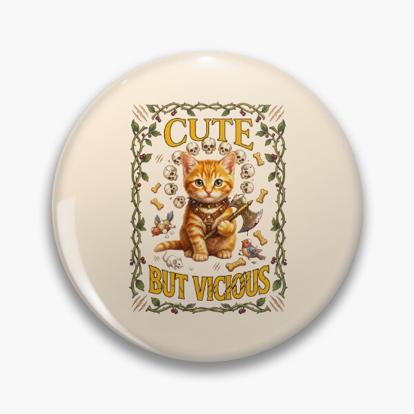 Item preview, Orange Kitten Holding Knife Funny designed and sold by TeeARTHY.