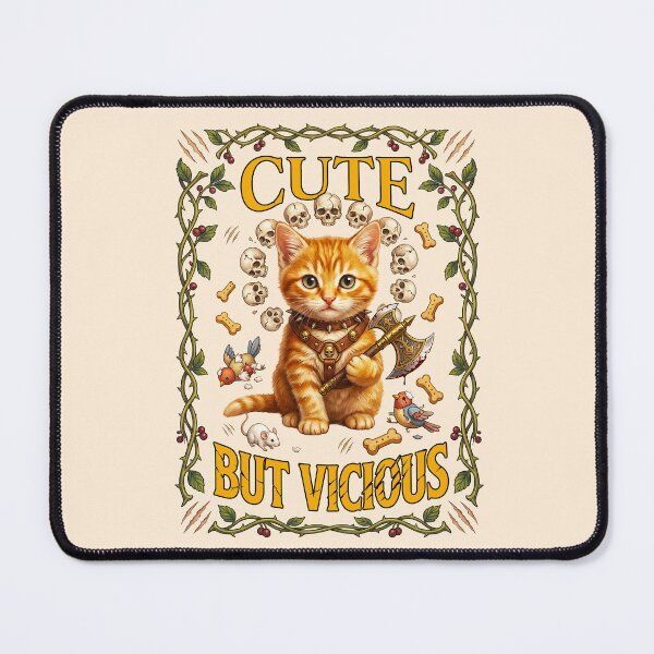 Item preview, Orange Kitten Holding Knife Funny designed and sold by TeeARTHY.