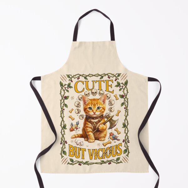 Item preview, Orange Kitten Holding Knife Funny designed and sold by TeeARTHY.