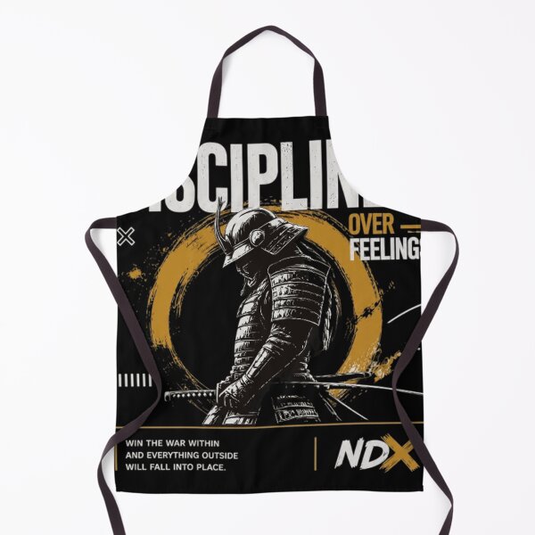 Item preview, Discipline Over Feelings – Samurai Minset Bold Graphic Design --- Dark Version |  NDX designed and sold by NDX9.