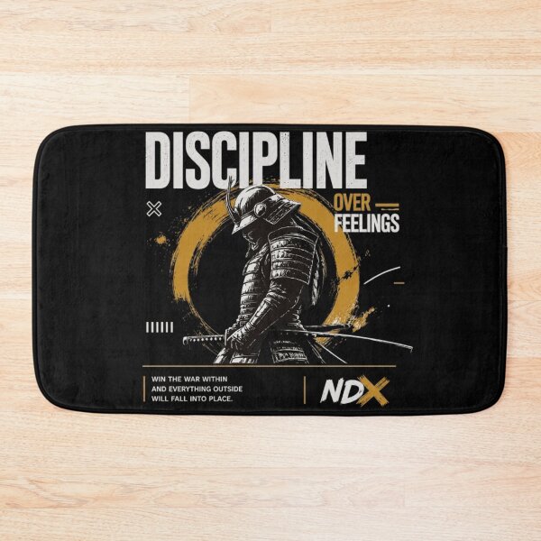 Item preview, Discipline Over Feelings – Samurai Minset Bold Graphic Design --- Dark Version |  NDX designed and sold by NDX9.