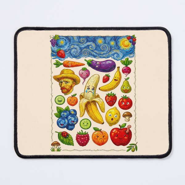 Item preview, Van Gogh Face Fruit Still Life designed and sold by TeeARTHY.
