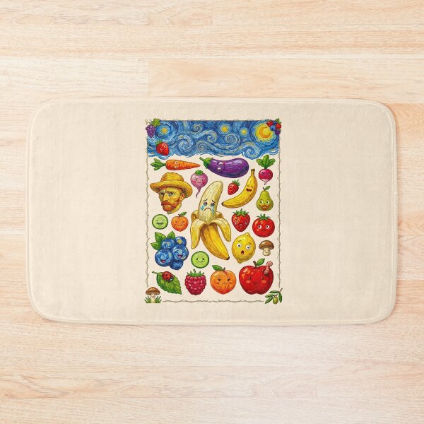 Item preview, Van Gogh Face Fruit Still Life designed and sold by TeeARTHY.