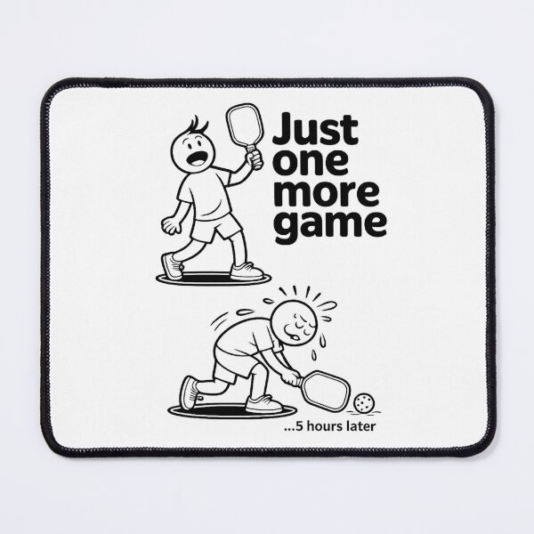 Item preview, Pickleball Marathon: One More Game designed and sold by Mindful56.