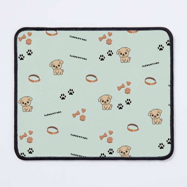 Item preview, I Love My Dog Sticker Pack Prints Posters Wall Art Magnet Home Coffee Cup Decoration TShirt Stationary Notebook Magnet Hat Kitchen Work School Office Redbubble Shop designed and sold by Saritas Boutique Shop.