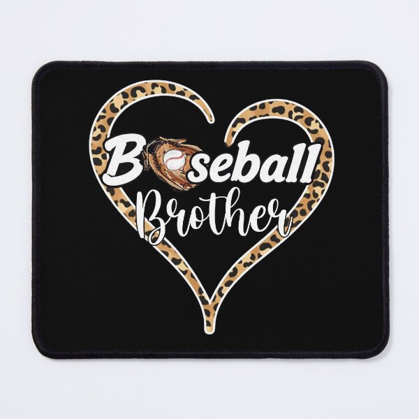 Item preview, Baseball Brother Leopard Heart Cute Design designed and sold by KIROSALS.