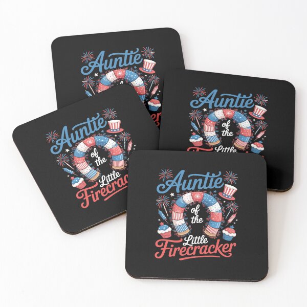 Item preview, Auntie Of The Little Firecracker 4th July Fireworks Family designed and sold by BlassmausArt.