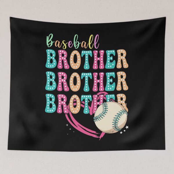 Item preview, Baseball Brother Colorful Polka Dot Retro Kids Design designed and sold by KIROSALS.