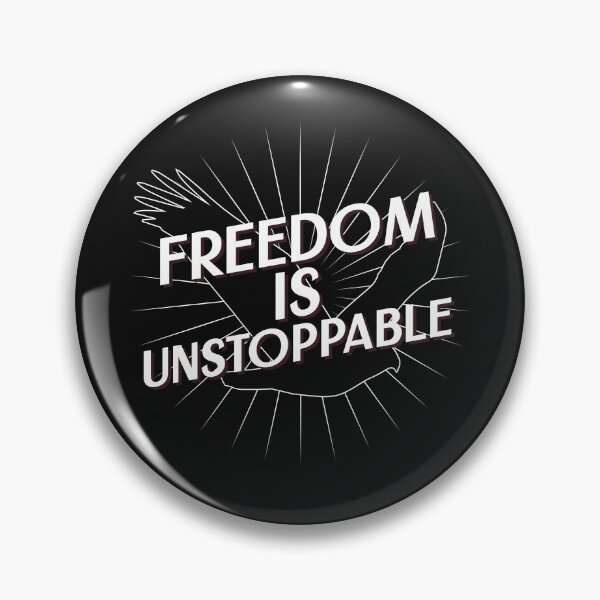 Item preview, Freedom Is Unstoppable Patriotic 4th of July USA American Pride designed and sold by DesignbyAACreations .