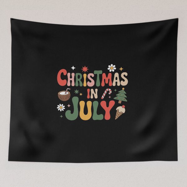 Item preview, Christmas in July Groovy Xmas Summer Men Women Kids designed and sold by BlassmausArt.
