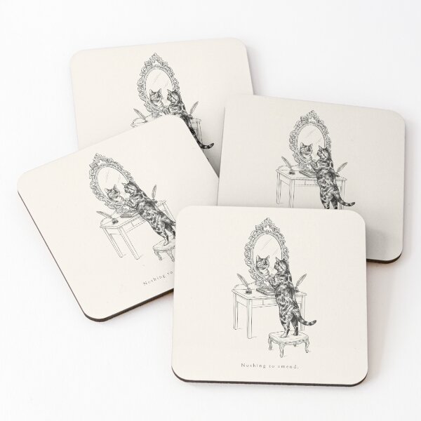 Item preview, Felines of Self-Regard: Nothing to amend designed and sold by fruitfuLIFEstudio.