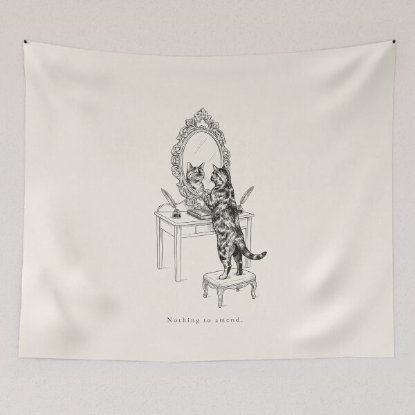 Item preview, Felines of Self-Regard: Nothing to amend designed and sold by fruitfuLIFEstudio.