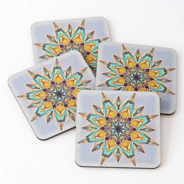 Item preview, Geometric Star Mandala Design - W17 designed and sold by Anas Arts.