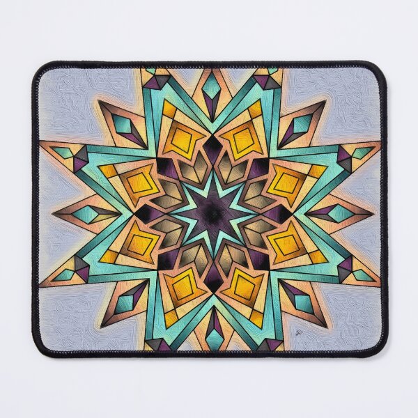 Item preview, Geometric Star Mandala Design - W17 designed and sold by Anas Arts.