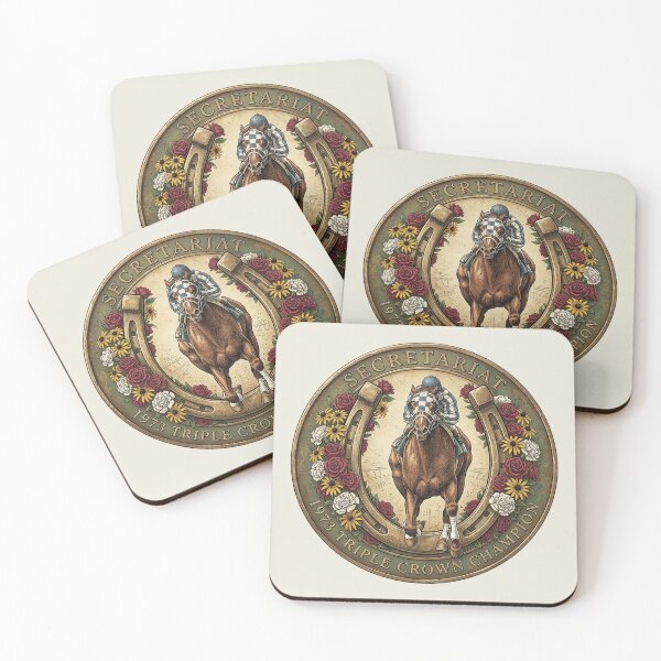 Item preview, Secretariat 1973 Triple Crown Champion Horse Racing Design designed and sold by Ginny Luttrell.