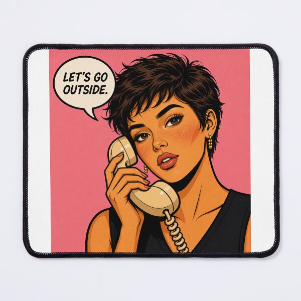 Item preview, Rose Pop Art Girl – Retro Comic Portrait designed and sold by SabraDD.