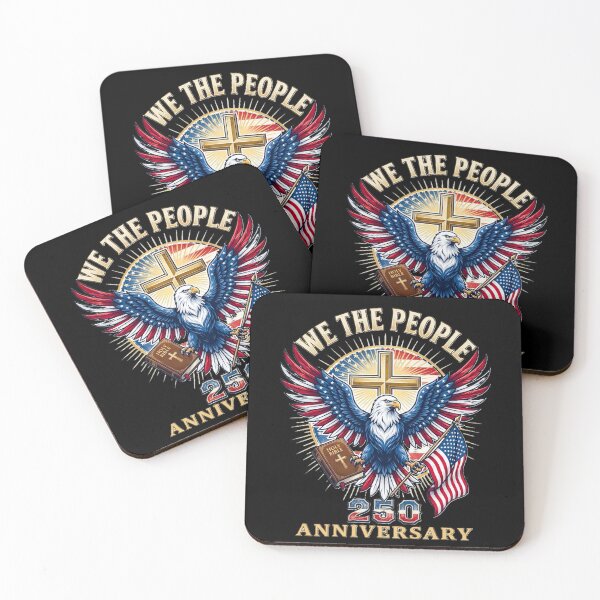 Item preview, America USA 250th Anniversary Celebrating 250 Years of America In God We Trust Patriotic Cross Floral Faith designed and sold by 519xdesign.