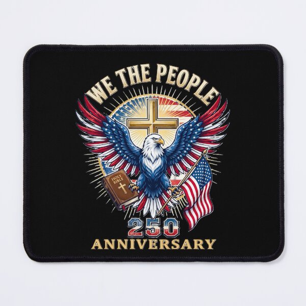 Item preview, America USA 250th Anniversary Celebrating 250 Years of America In God We Trust Patriotic Cross Floral Faith designed and sold by 519xdesign.