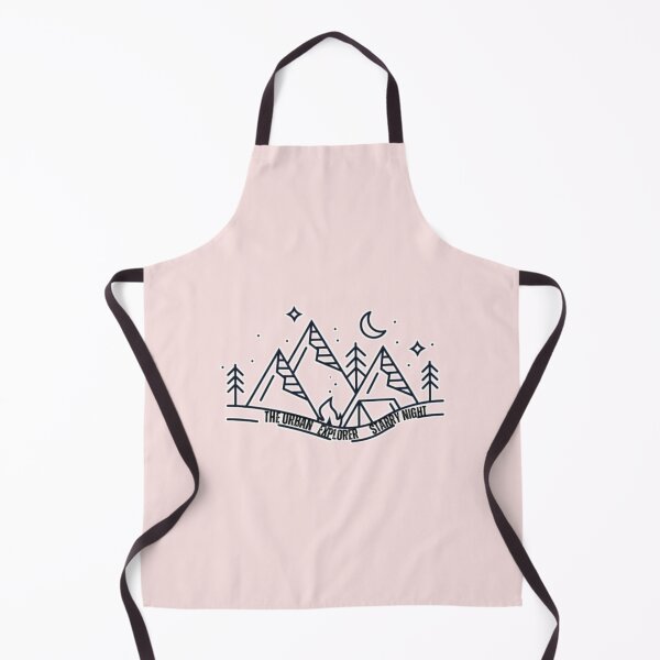 Item preview, Premium Starry Night Adventure – Minimalist Urban Explorer Mountain Art designed and sold by The Urban Explorer.