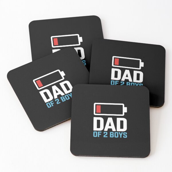 Item preview, Father's Day  Dad of 2 Boys Man  designed and sold by BlassmausArt.