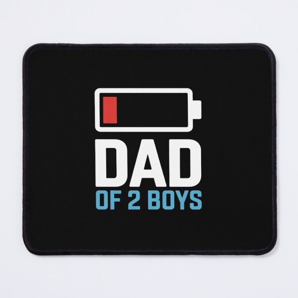 Item preview, Father's Day Dad of 2 Boys Man designed and sold by BlassmausArt.