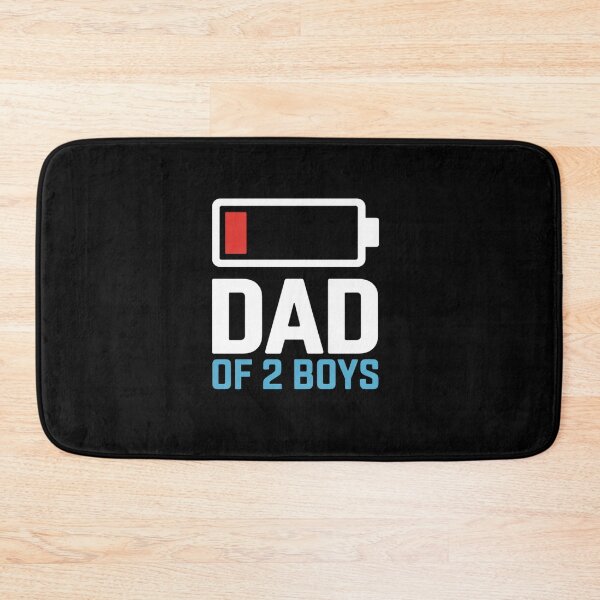 Item preview, Father's Day  Dad of 2 Boys Man  designed and sold by BlassmausArt.