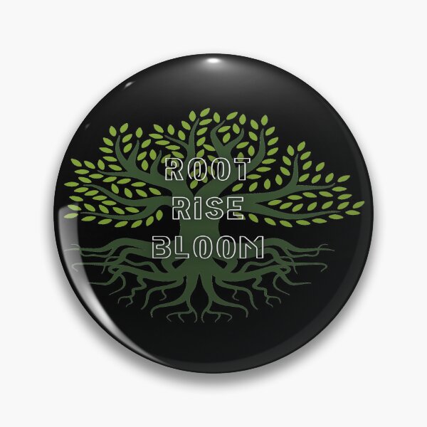 Item preview, The Tree of Life - Root Rise Bloom Geometric Botanical Art designed and sold by Leafy Logic.
