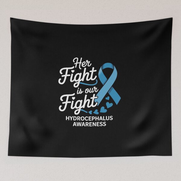 Item preview, Her Fight Is Our Fight Hydrocephalus Awareness designed and sold by BlassmausArt.