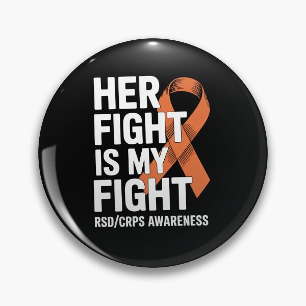 Item preview, Her Fight My Fight Orange Ribbon designed and sold by BlassmausArt.