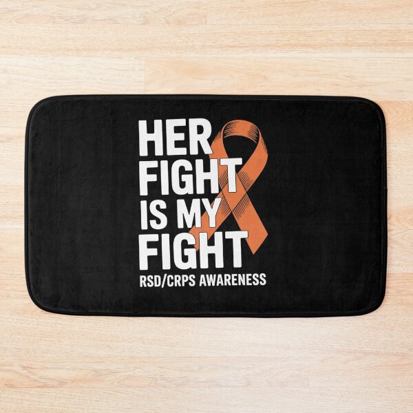 Item preview, Her Fight My Fight Orange Ribbon designed and sold by BlassmausArt.