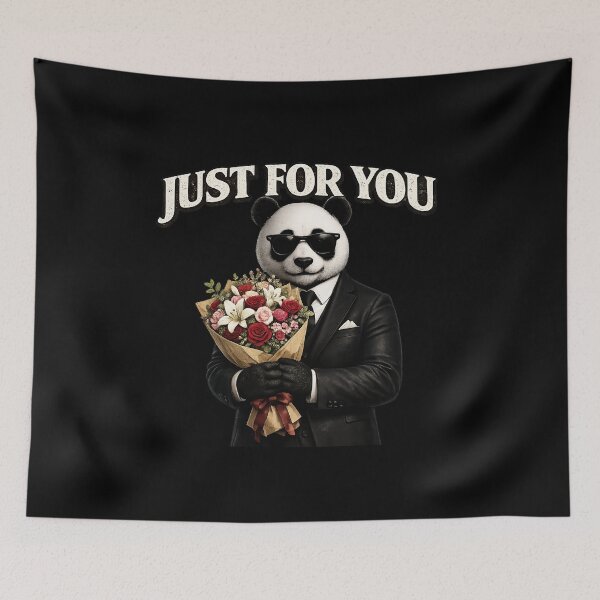Item preview, JustForYou Panda Shirt  – Funny Cool Panda Meme designed and sold by PandaModeLab.