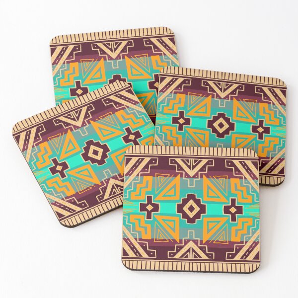 Item preview, Neon Native Rug Design  designed and sold by Crystal Dághaa’ii.