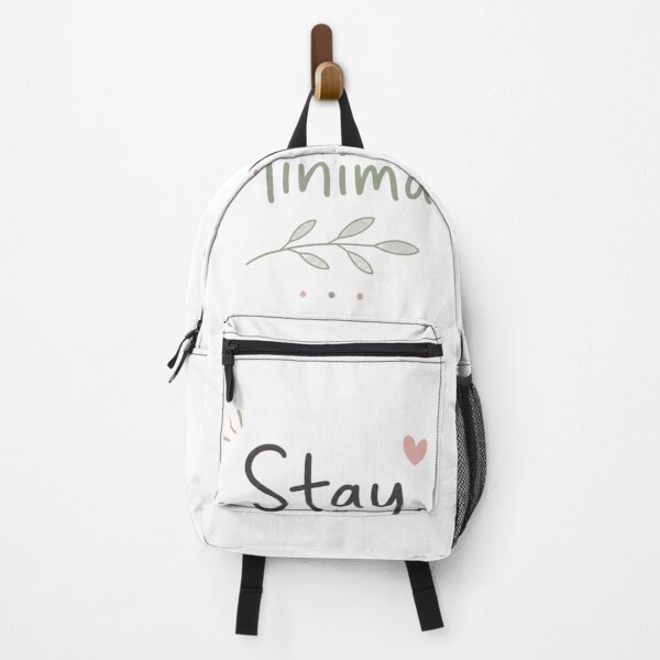 Item preview, Stay Minimal Cute Aesthetic Quote Design | Simple Pastel Minimalist Typography Art designed and sold by Sanika arts .
