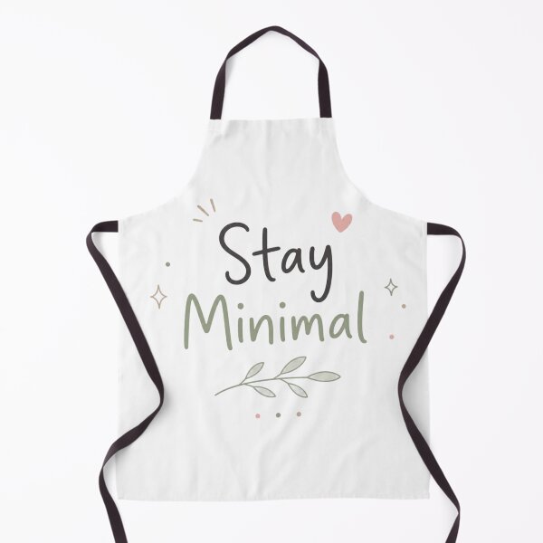 Item preview, Stay Minimal Cute Aesthetic Quote Design | Simple Pastel Minimalist Typography Art designed and sold by Sanika arts .