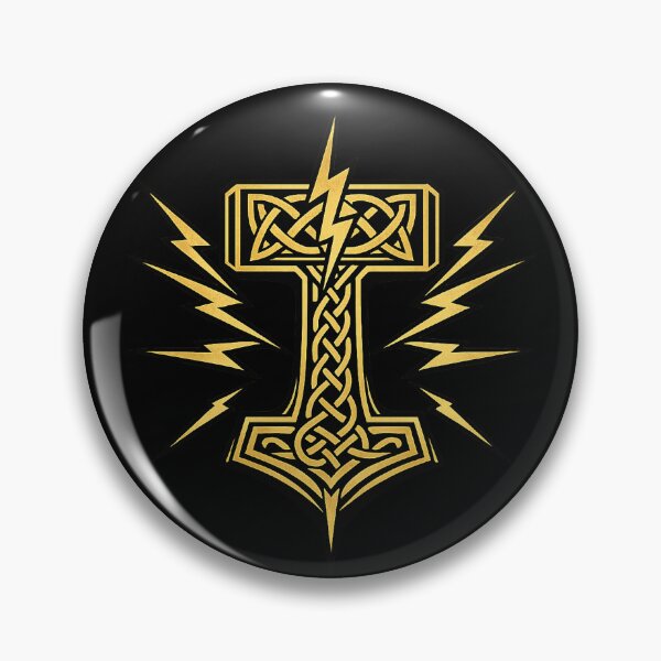 Item preview, Celtic Thor Hammer — Lightning Knot Mjölnir designed and sold by DreamMachine69.